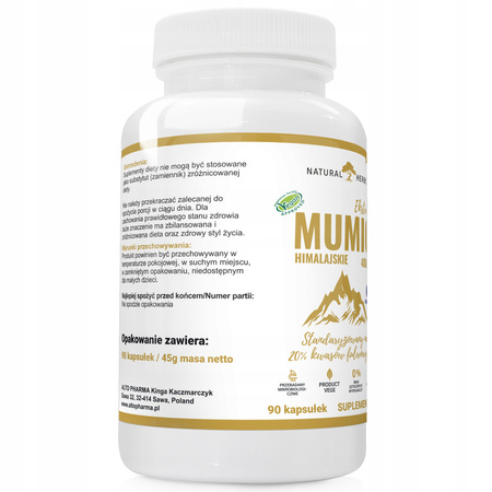 ALTO PHARMA MUMIO SHILAJIT 90kaps