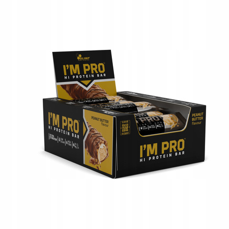 OLIMP BATON PROTEINOWY I’M PRO PROTEIN BAR 40g MASŁO ORZECHOWE