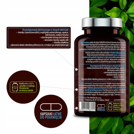 Essensey Maślan Sodu SR Forte bezsmakowy na układ pokarmowy, 90 kapsułek