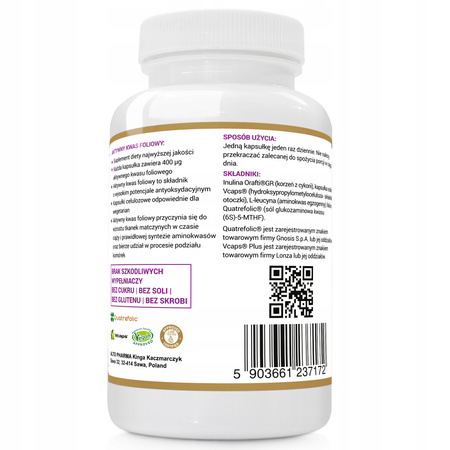 ALTO PHARMA KWAS FOLIOWY WITAMINA B9 400mcg, 120kaps