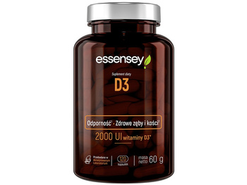 ESSENSEY SUPLEMENT DIETY WITAMINA D3 2000 UI 120 kaps