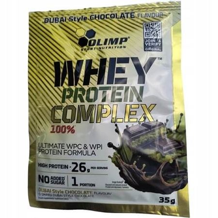 ODŻYWKA BIAŁKOWA OLIMP WHEY PROTEIN COMPLEX 35g DUBAJSKA CZEKOLADA