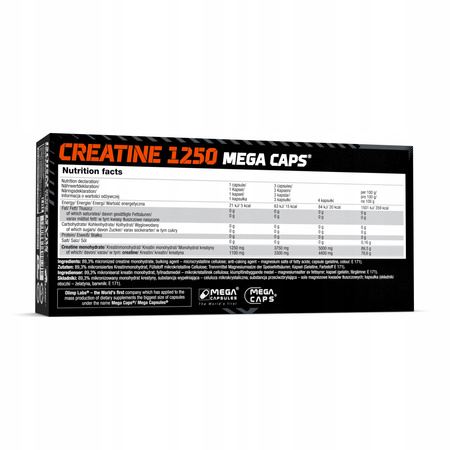 Kreatyna Olimp Creatine 1250 Mega Caps 120 kaps.