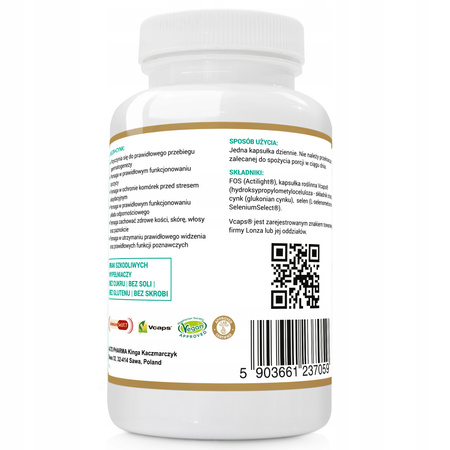 ALYO PHARMA SELEN + CYNK + PREBIOTYK 120 kapsułek