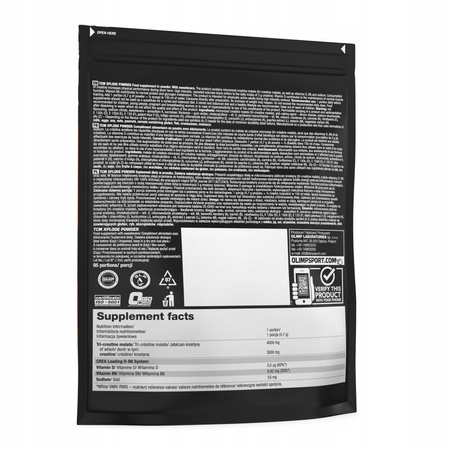 KREATYNA OLIMP TCM XPLODE POWDER 450g POMARAŃCZOWY
