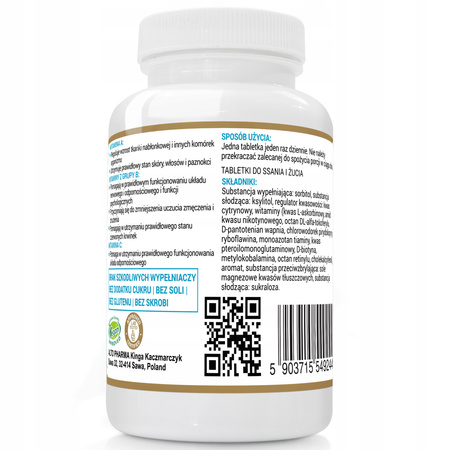 ALTO PHARMA MULTIWITAMINA JUNIOR DO SSANIA 120szt POMARAŃCZOWY