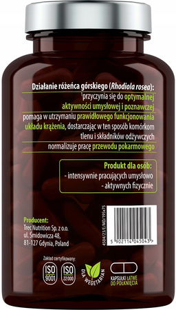 ESSENSEY RÓŻENIEC GÓRSKI EKSTRAKT RHODIOLA, 90kaps