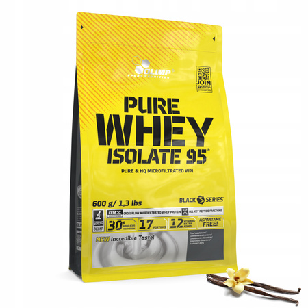 ODŻYWKA BIAŁKOWA OLIMP PURE WHEY ISOLATE 95 600 g WANILIOWY