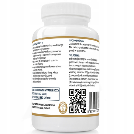 ALTO PHARMA SUPLEMENT DIETY WITAMINA B COMPLEX 120 tabletek