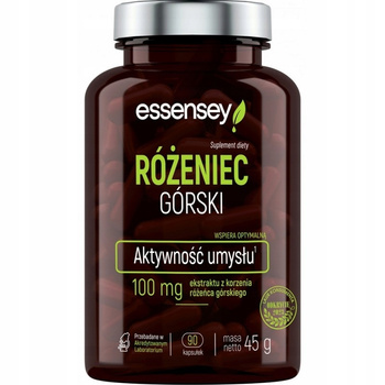 ESSENSEY RÓŻENIEC GÓRSKI EKSTRAKT RHODIOLA, 90kaps