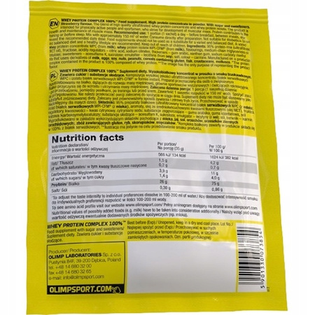 ODŻYWKA BIAŁKOWA OLIMP WHEY PROTEIN COMPLEX 35g DUBAJSKA CZEKOLADA