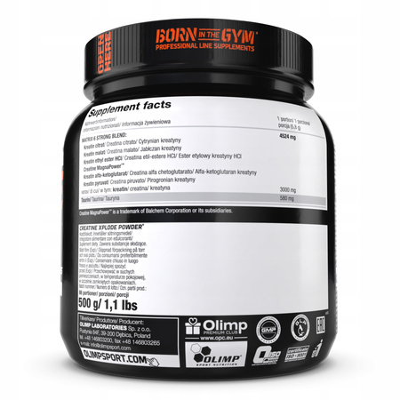 KREATYNA XPLODE POWDER GREJPFRUT 500g