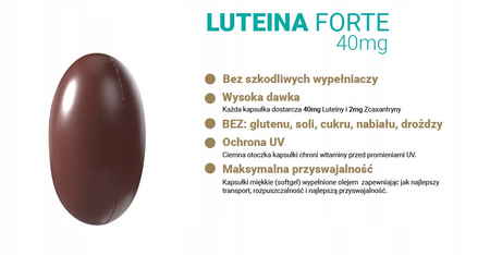 ALTO PHARMA – LUTEINA 40 mg + ZEAKSANTYNA 2 mg – DOBRY WZROK – 60 kapsułek